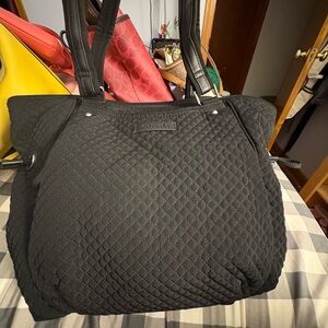 Black Quilted Women's Bag